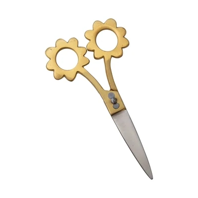 Stainless Steel And Brass Scissors