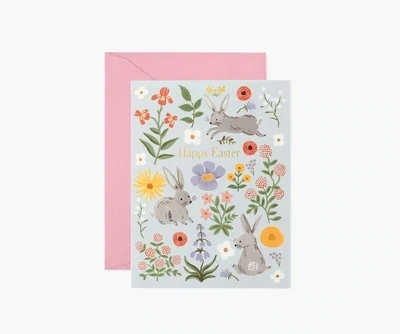 Card Easter Bunny Fields