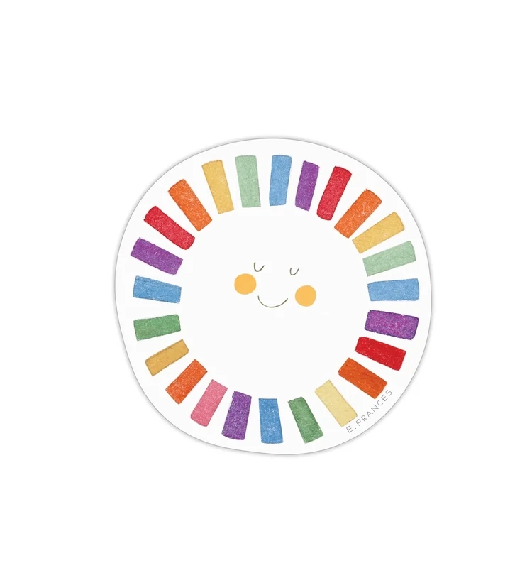 Sticker Rainbow Sun