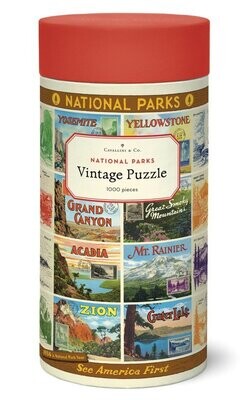 National Parks 2 1,000 Piece Vintage Puzzle