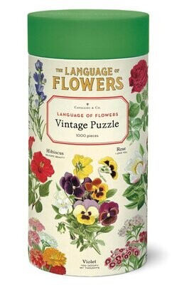 Language Of Flowers 1,000 Piece Vintage Puzzle