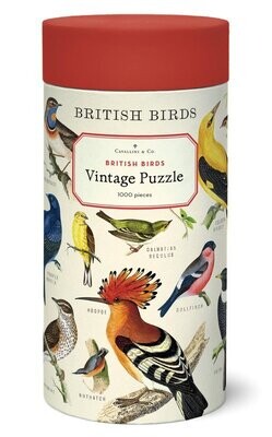 British Birds 1,000 Piece Vintage Puzzle
