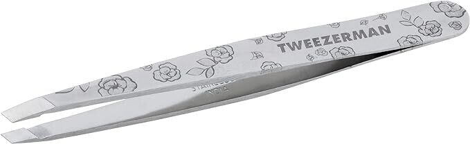 Slant Tweezer Etched Finish