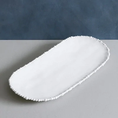 VIDA Alegria Oval Platter White