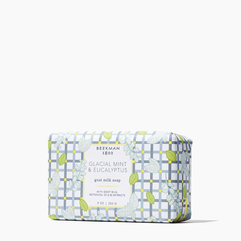 Beekman Glacial Mint &amp; Eucalyptus Bar Soap 9oz
