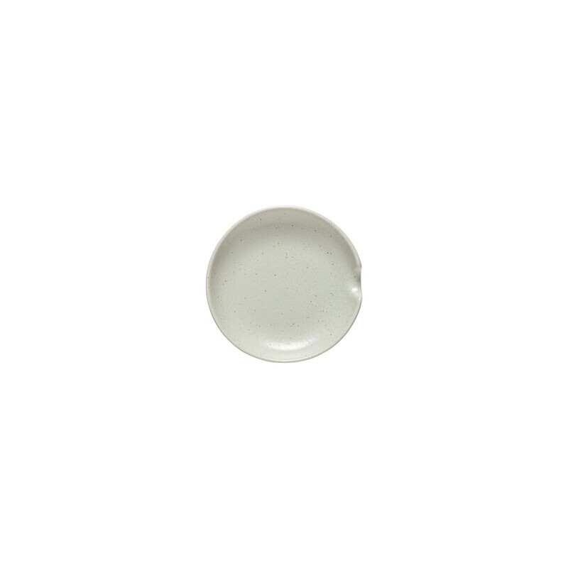 Casafina Stoneware Spoon Rest Oyster Grey