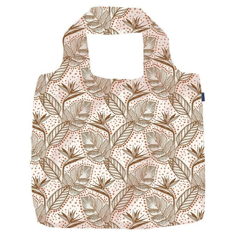Blu Bag In Pouch Handmade Foliage