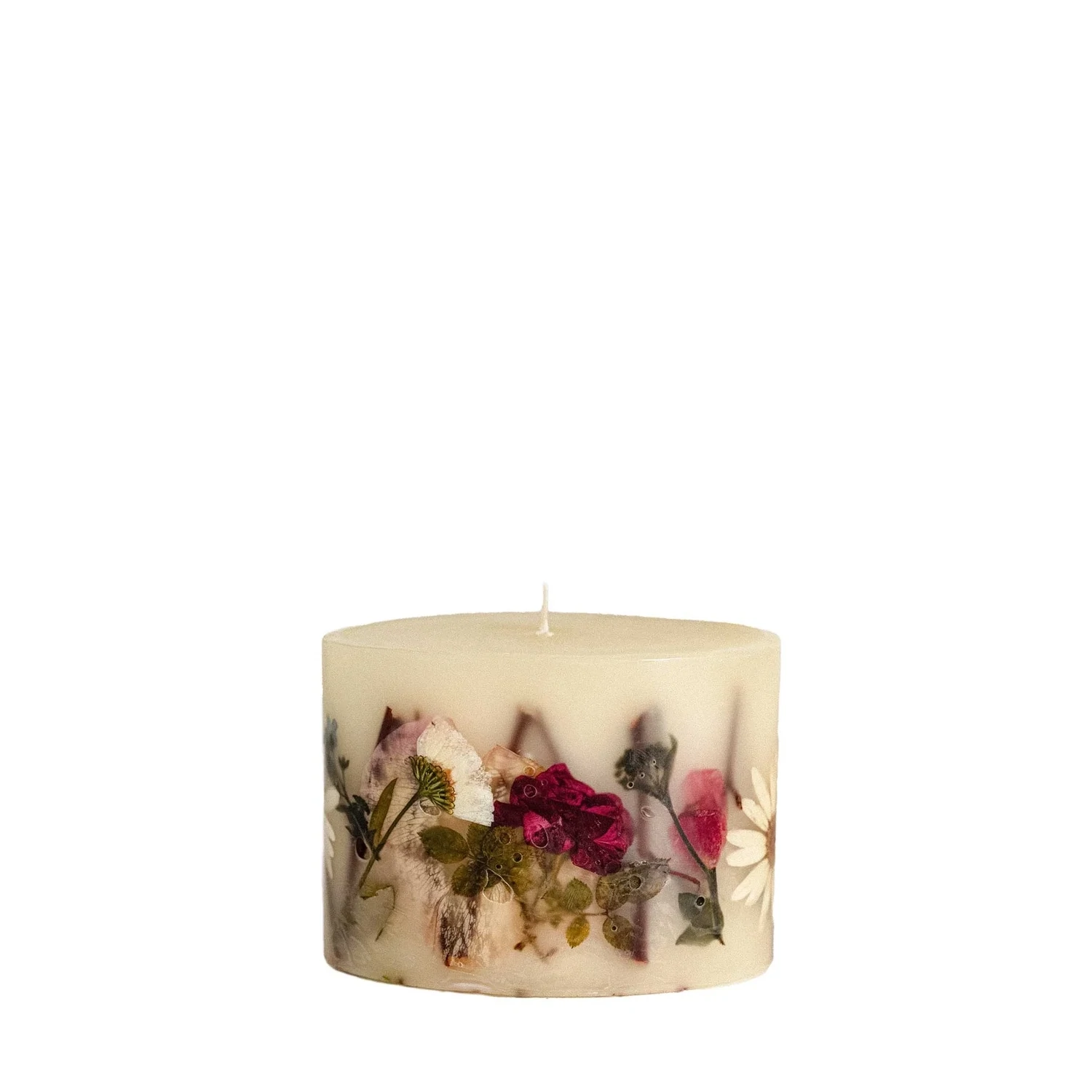 Rosy Rings Petite Botanical Candle In Apricot Rose