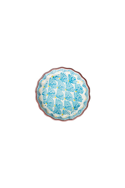 Tartelette Dish Art Deco Blue
