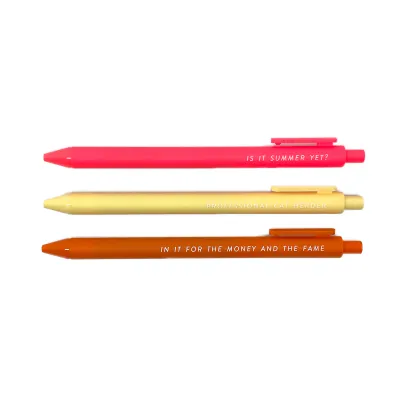 Pens For Overworked Teachers Set Of 3