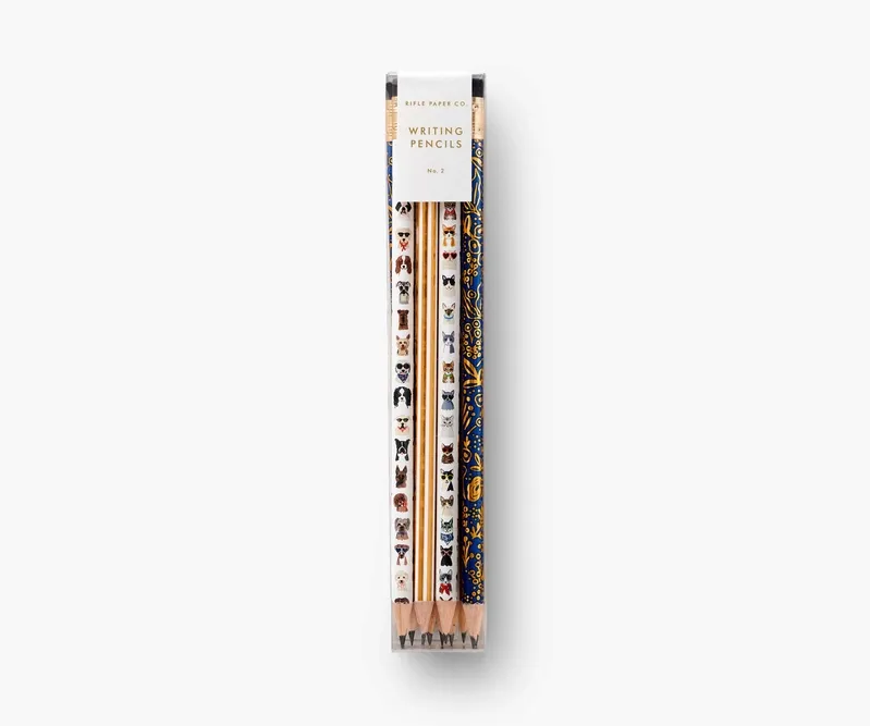 Rifle Paper Co. Writting Pencil Set Cats &amp; Dogs