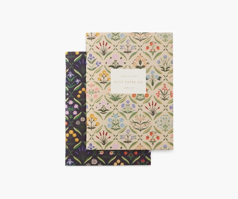 Rifle Paper Co. Pair Of 2 Pocket Notebooks Estee