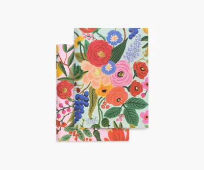 Rifle Paper Co. Pocket Notebooks Set Of 2 Garden Party
