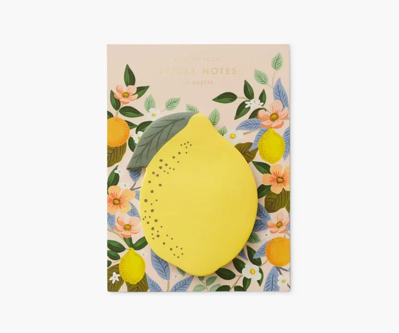 Rifle Paper Co. Sticky Notes Lemon