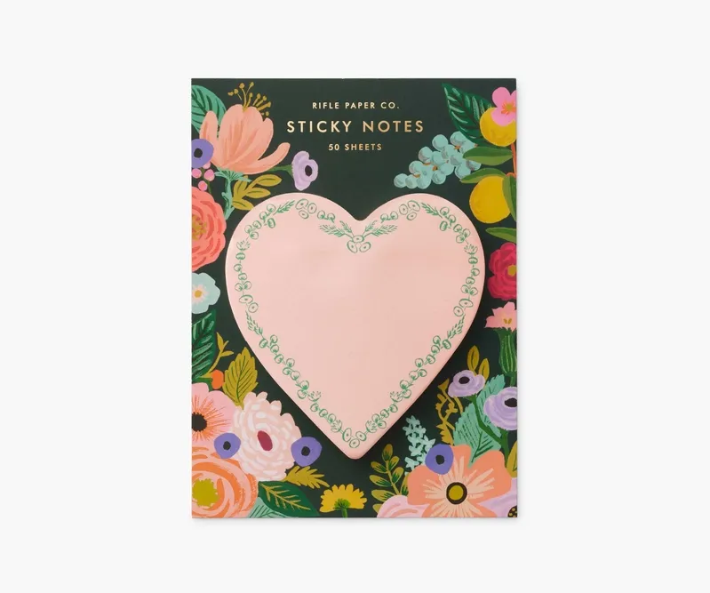 Rifle Paper Co. Sticky Notes Heart