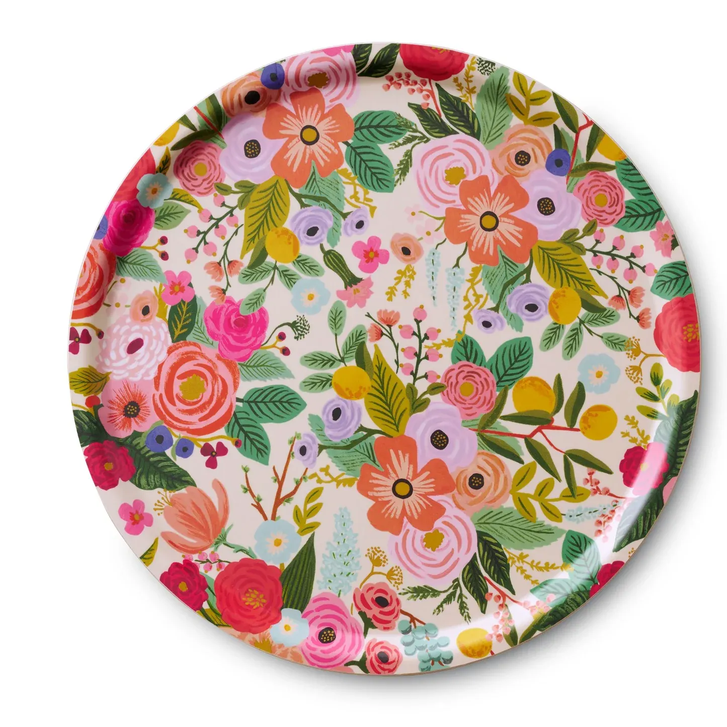 Rifle Paper Co. Round Serving Tray Garden Party