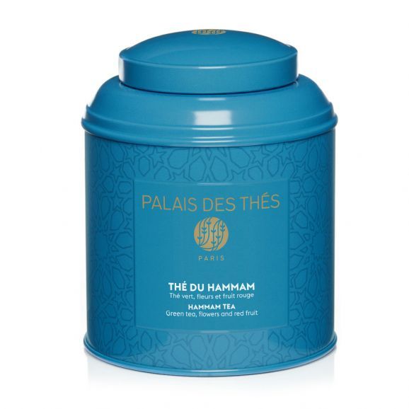 Palais Des Thes Du Hammam Tea Green Tea, Flowers And Red Fruit Metal Tin 3.5oz