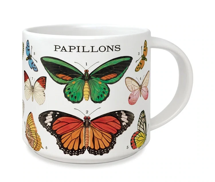 Butterflies Vintage Mug 14 fl oz