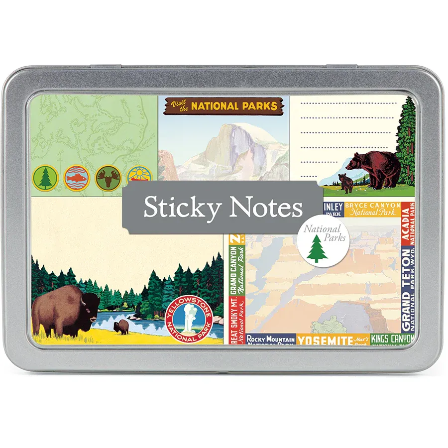 Sticky Notes National Parks
