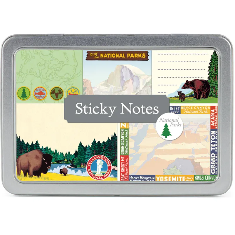 Sticky Notes National Parks