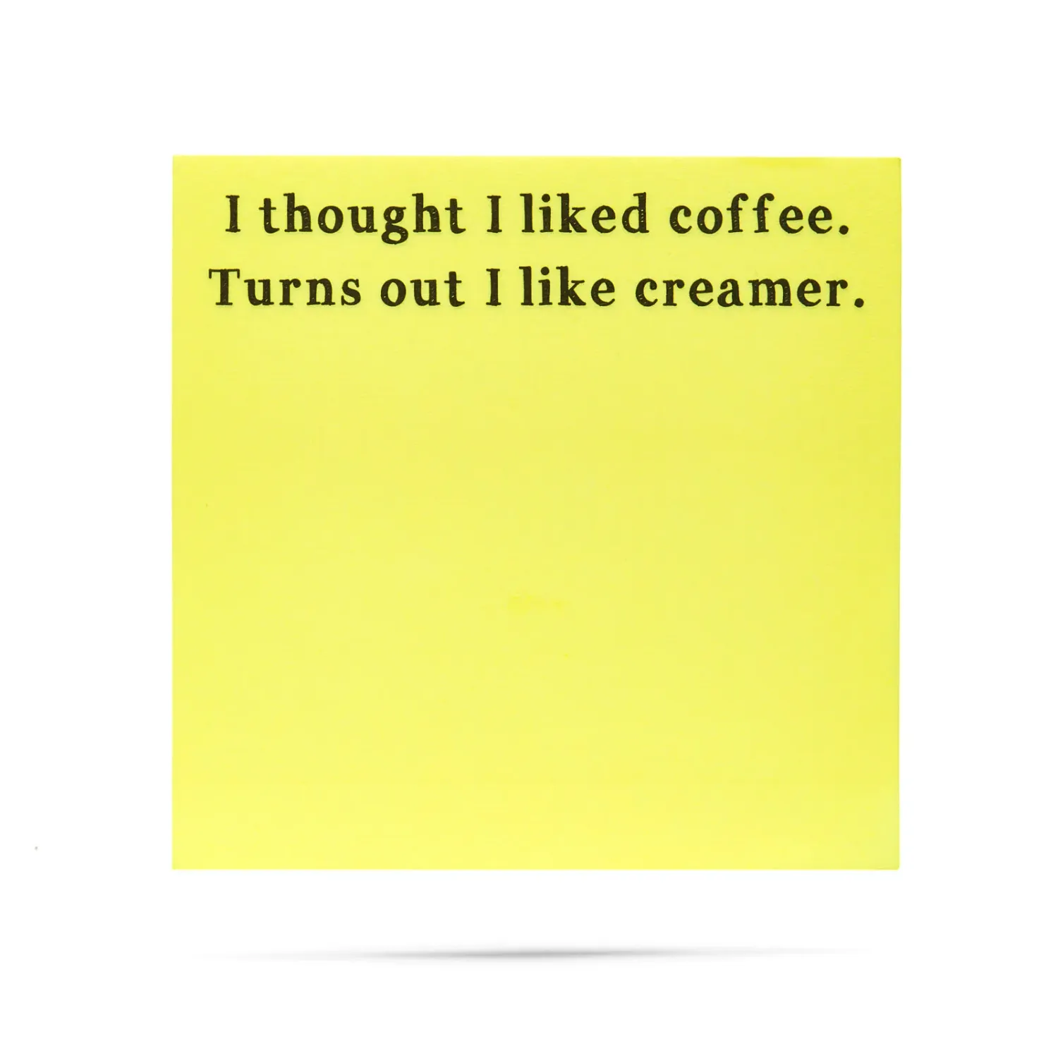 Sticky Note Pad Creamer