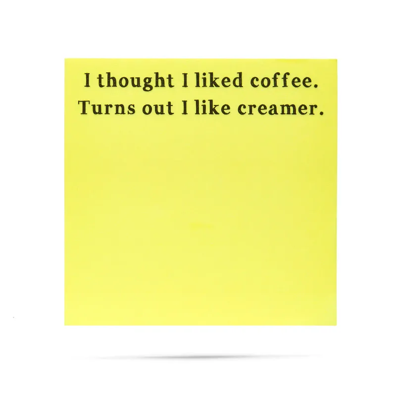 Sticky Note Pad Creamer