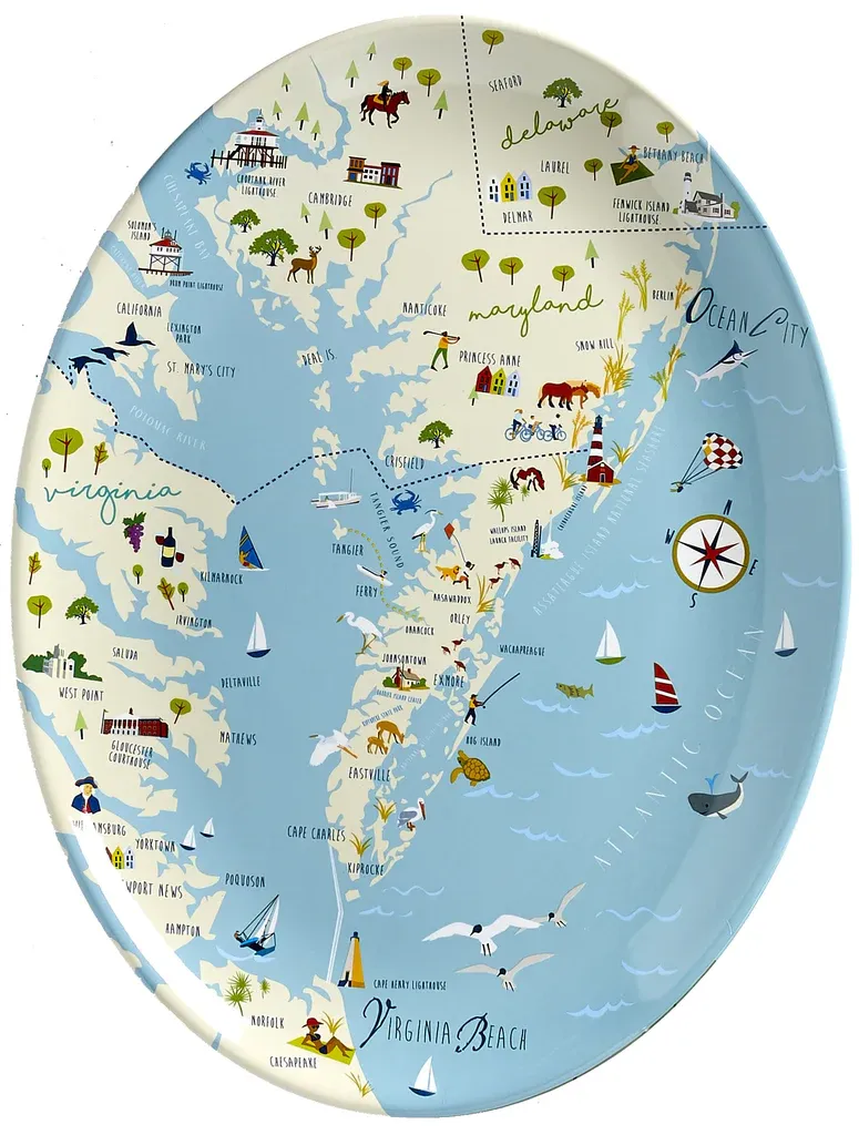 Lower Chesapeake 16" Platter