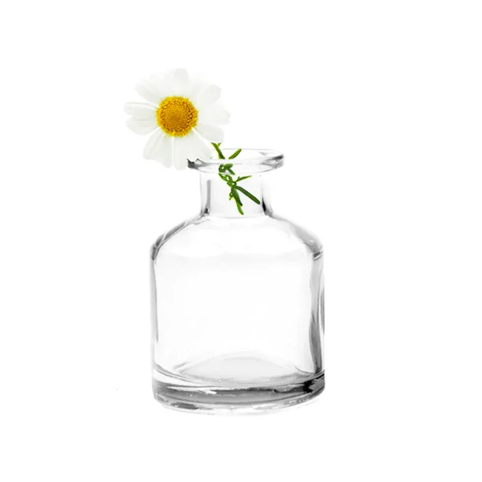 Short Bottle Clear Loft Vase