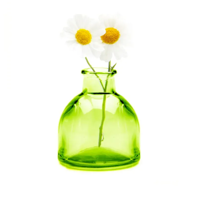 Round Bottle Green Loft Vase