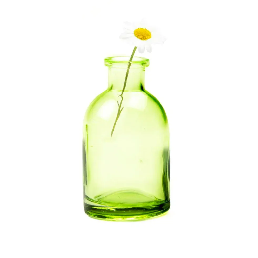 Tall Bottle Green Loft Vase