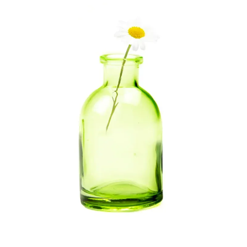 Tall Bottle Green Loft Vase