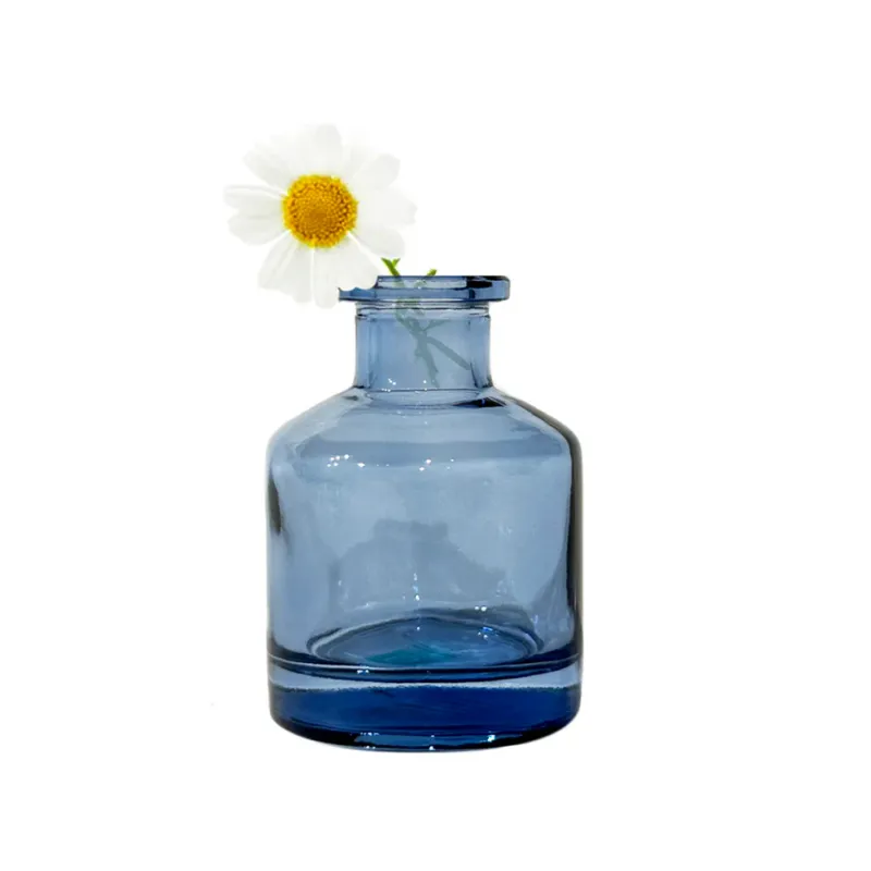 Short Bottle Midnight Blue Loft Vase