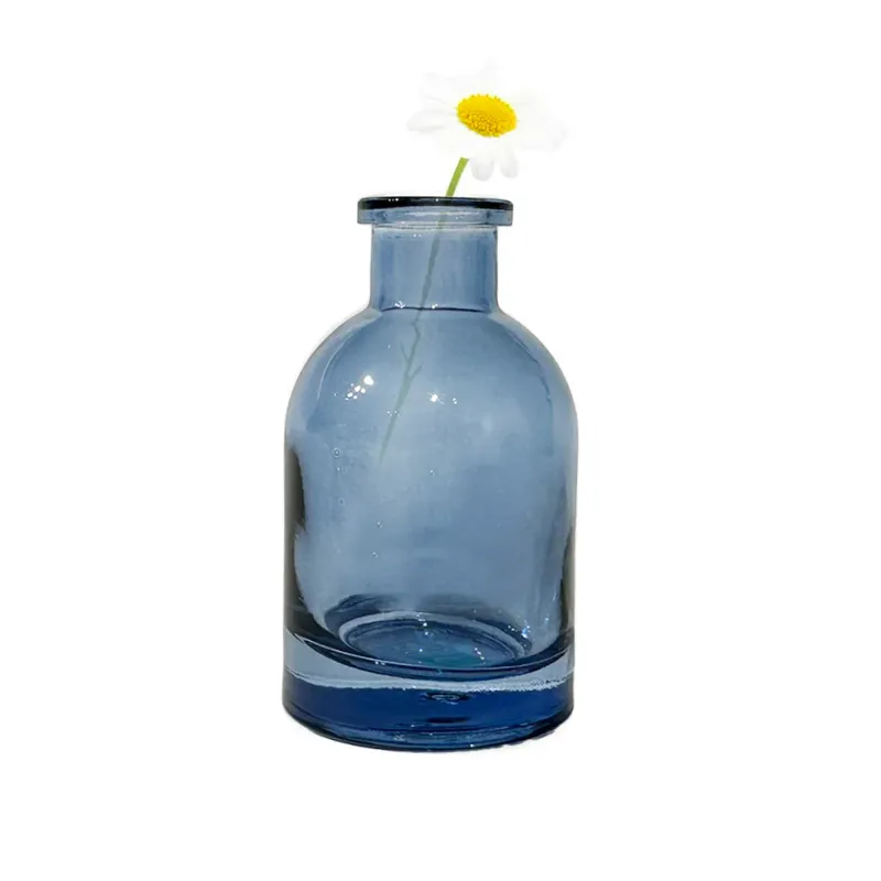 Tall Bottle Midnight Blue Loft Vase