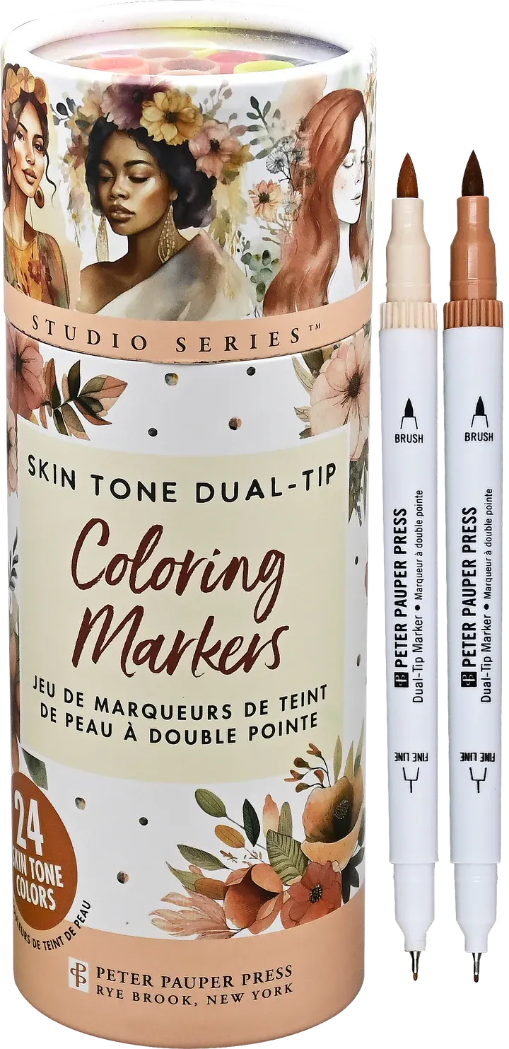 Coloring Markers Skin Tone Dual Tip
