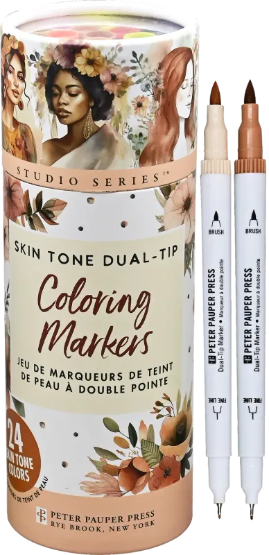 Coloring Markers Skin Tone Dual Tip
