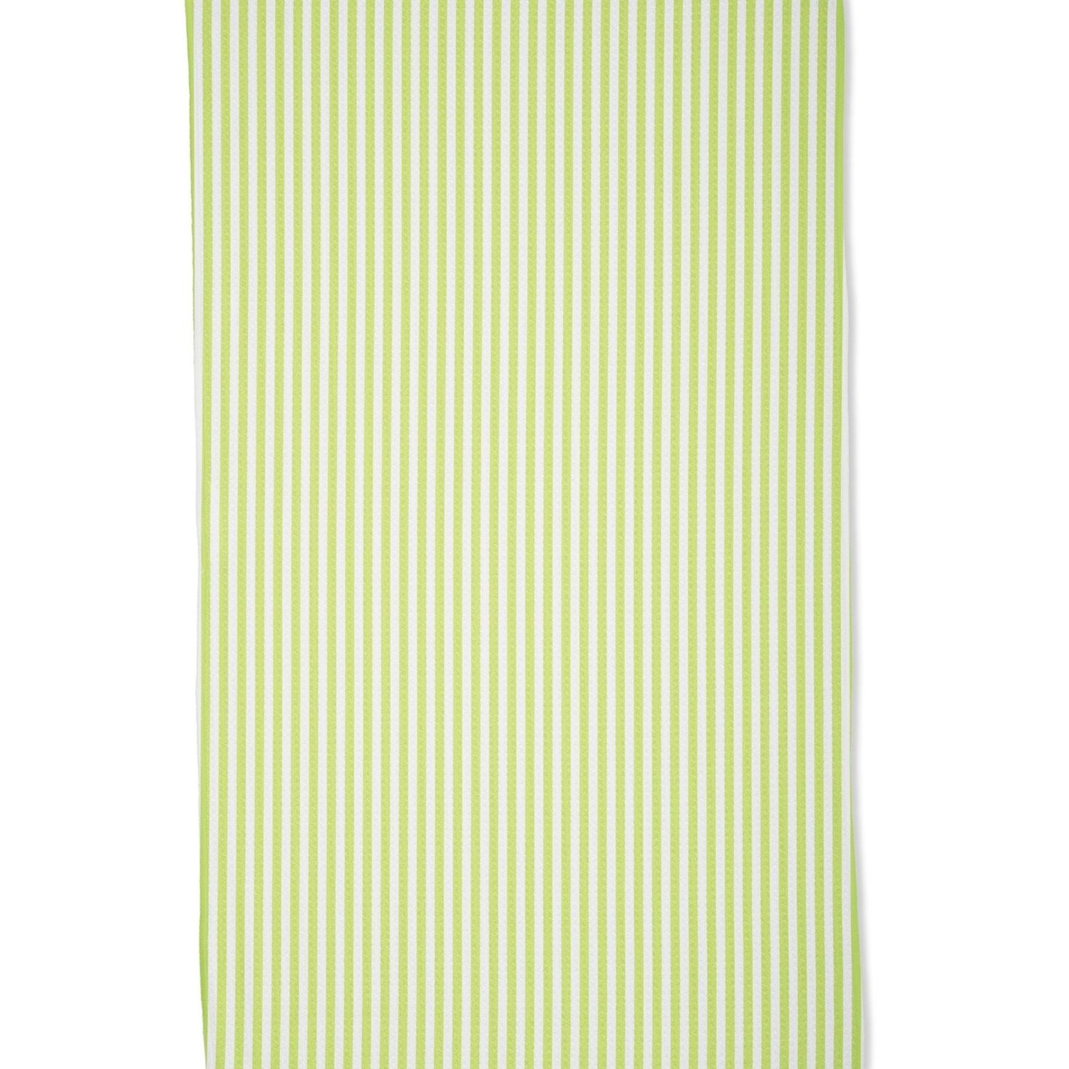 Geometry Tea Towel Summer Stripe Green