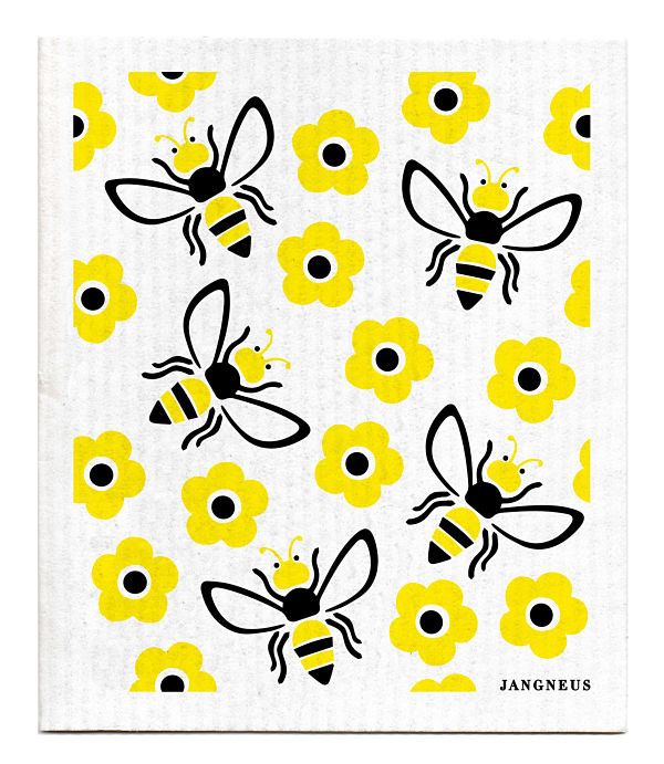 Swedish Cloth Bees Yellow