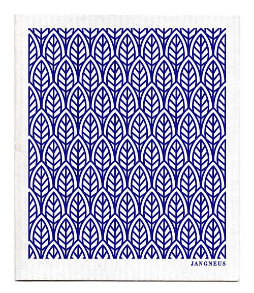 Swedish Cloth Leaves Blue