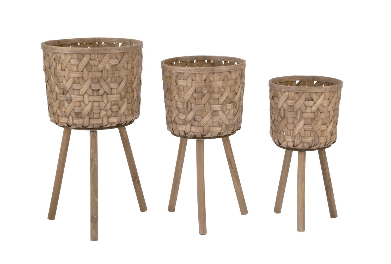 Natural Wood Bin Medium