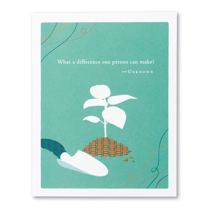 Card What A Difference One Person Can Make