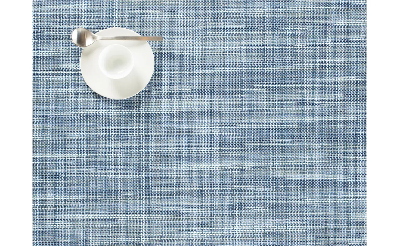 Placemat 14 x 19 Basket Weave Chambray