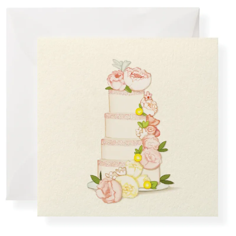 Gift Enclosure Just Married Cake