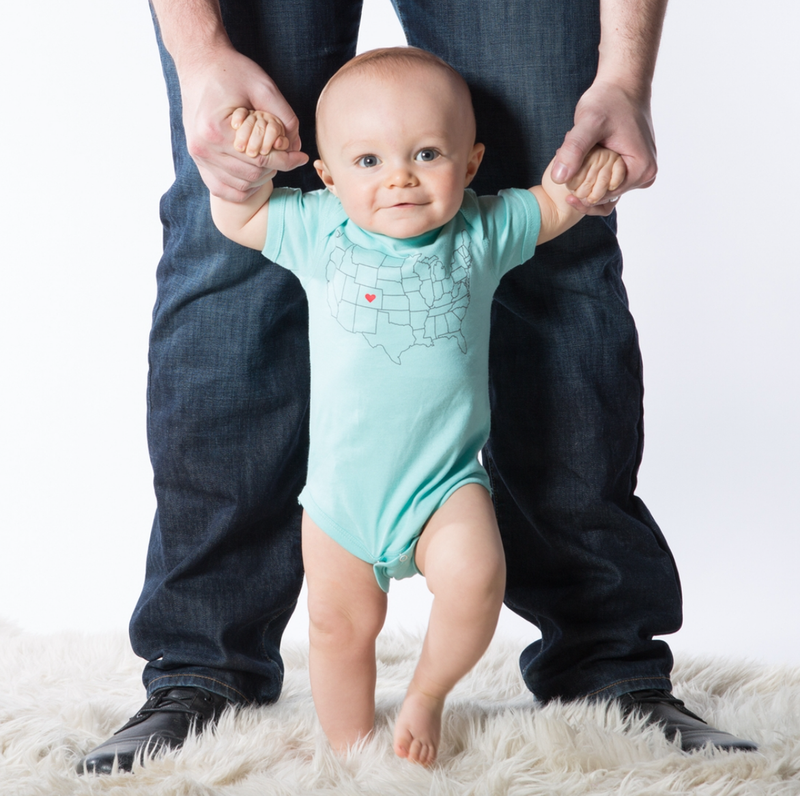 Baby Onesie Maryland Map Chill 18 Months Final Sale