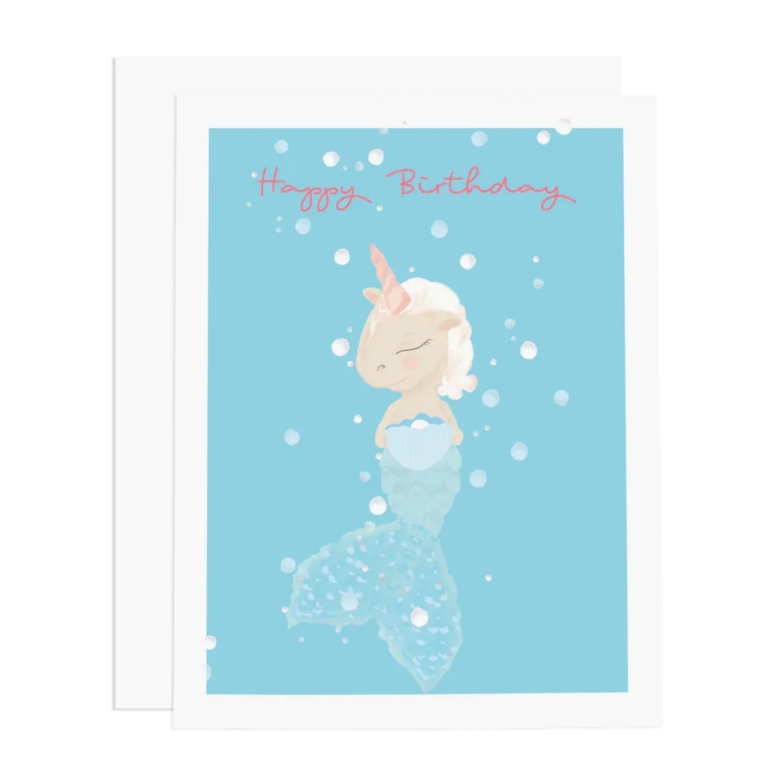 Card Happy Birthday Unimermaid