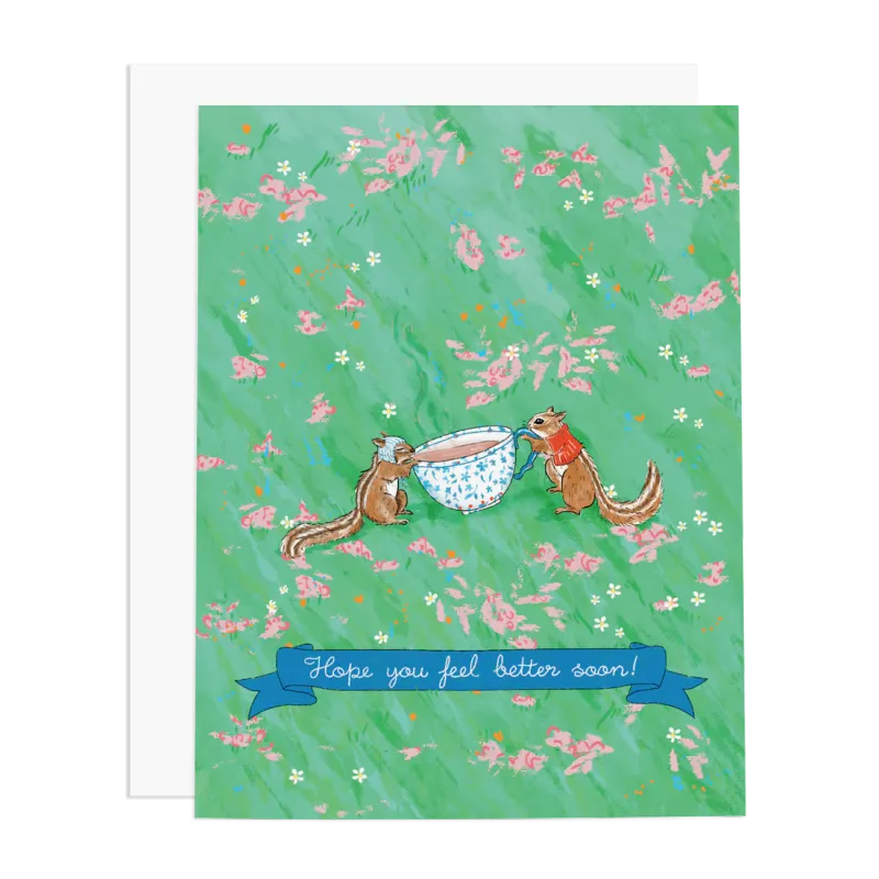 Card Feel Better Chipmunks