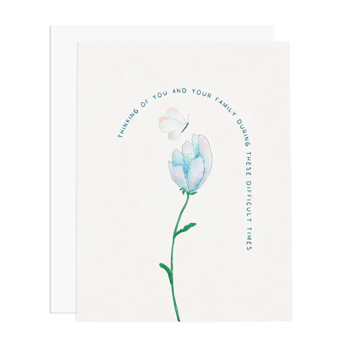 Card Sympathy Butterfly Thinking Of You