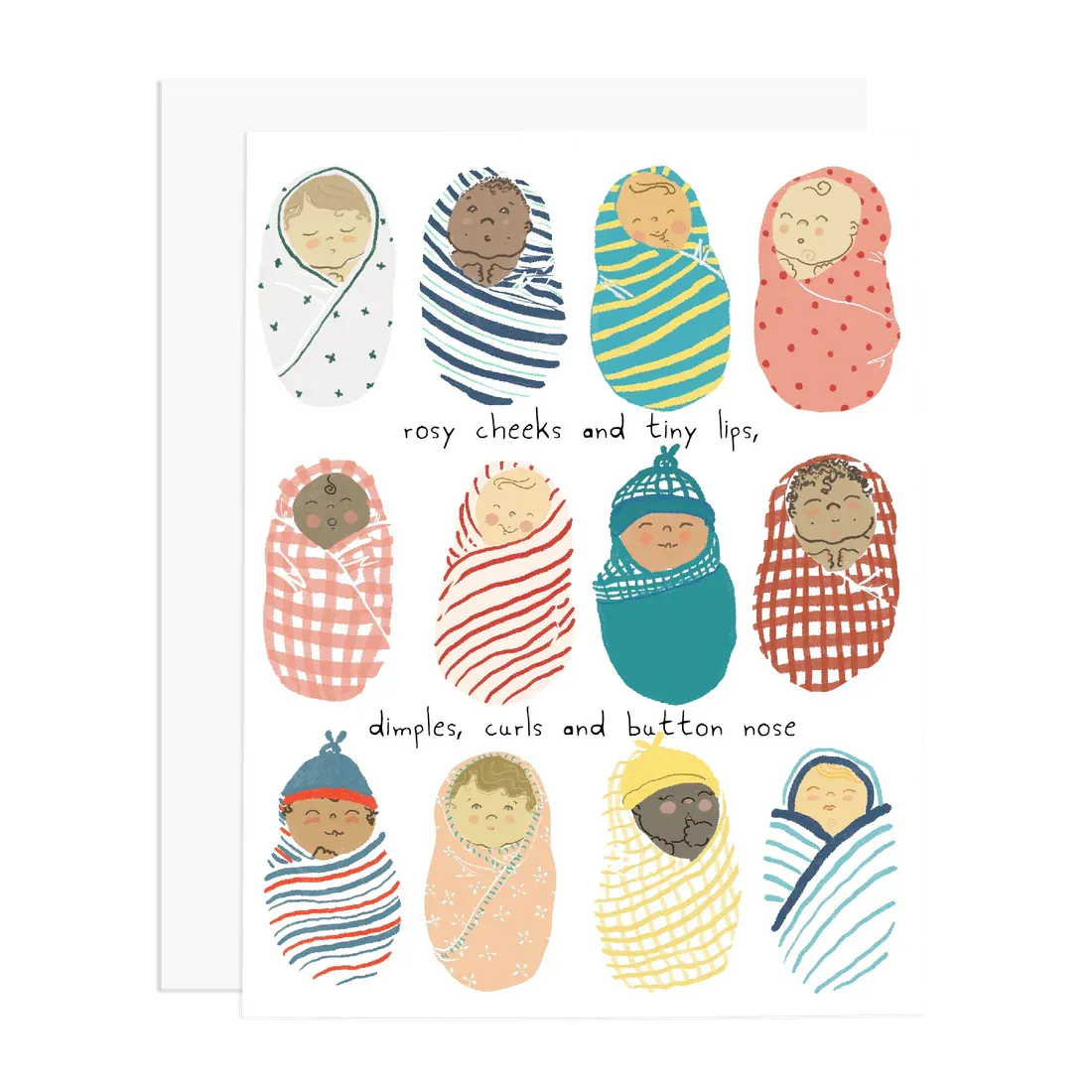 Card Rosy Cheeks And Tiny Lips