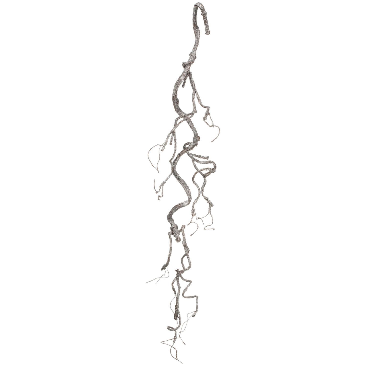 Staghorn With Snowy Glitter Garland