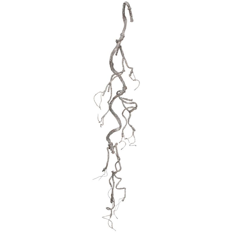 Staghorn With Snowy Glitter Garland