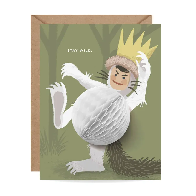 Card Pop-up Stay Wild